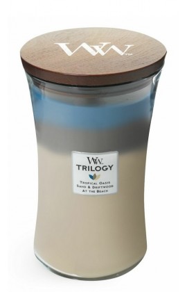 Woodwick Trilogy Nautical Escape nagy illatgyertya